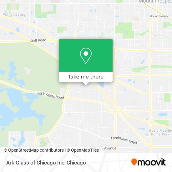 Mapa de Ark Glass of Chicago Inc