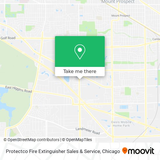 Protectco Fire Extinguisher Sales & Service map