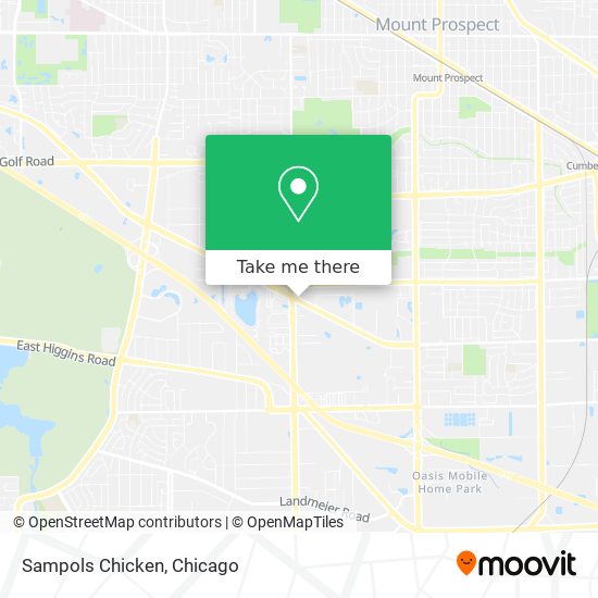 Mapa de Sampols Chicken