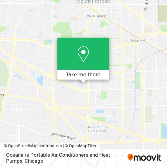 Oceanaire Portable Air Conditioners and Heat Pumps map