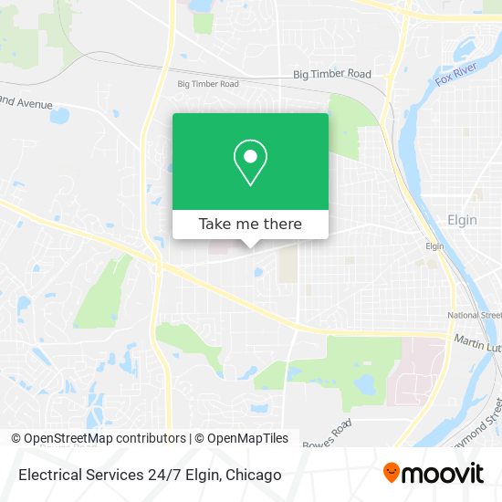 Mapa de Electrical Services 24/7 Elgin