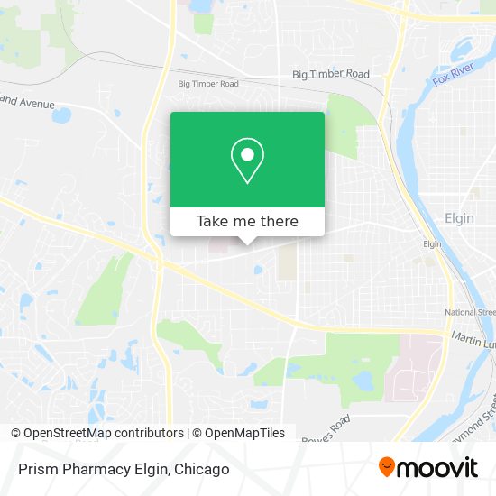 Mapa de Prism Pharmacy Elgin