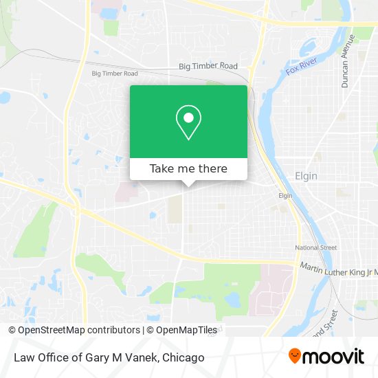 Mapa de Law Office of Gary M Vanek