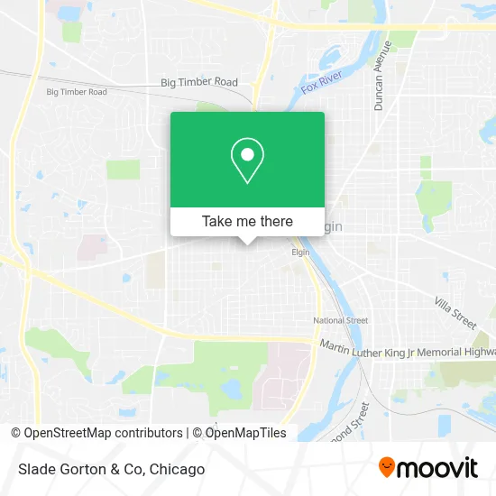 Slade Gorton & Co map