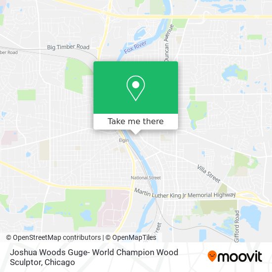 Joshua Woods Guge- World Champion Wood Sculptor map