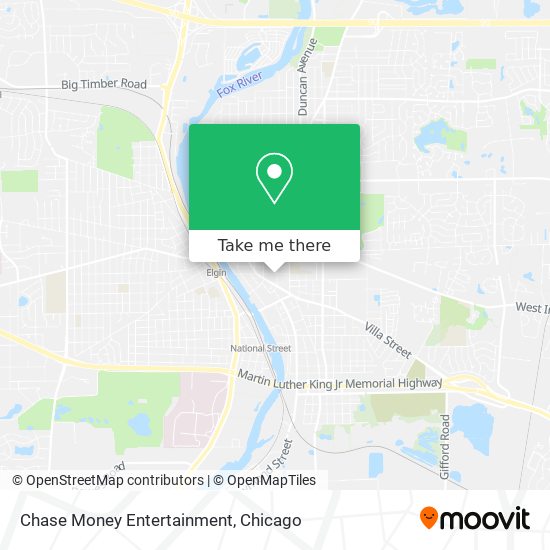 Chase Money Entertainment map