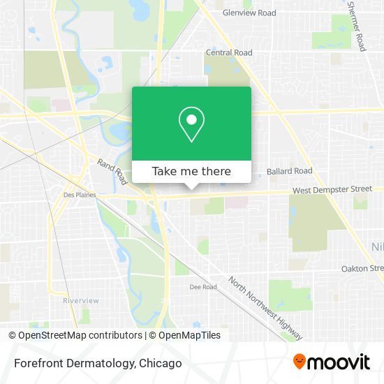 Forefront Dermatology map