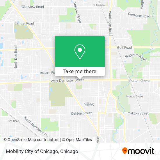 Mobility City of Chicago map