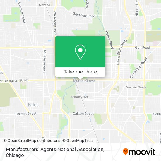 Manufacturers' Agents National Association map