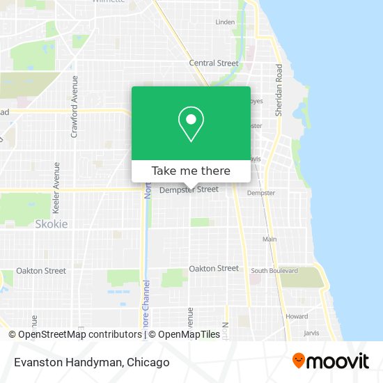 Mapa de Evanston Handyman