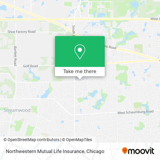 Mapa de Northwestern Mutual Life Insurance