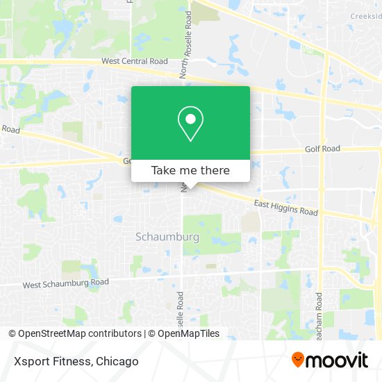 Xsport Fitness map