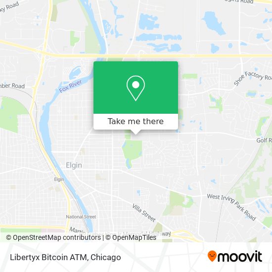 Mapa de Libertyx Bitcoin ATM