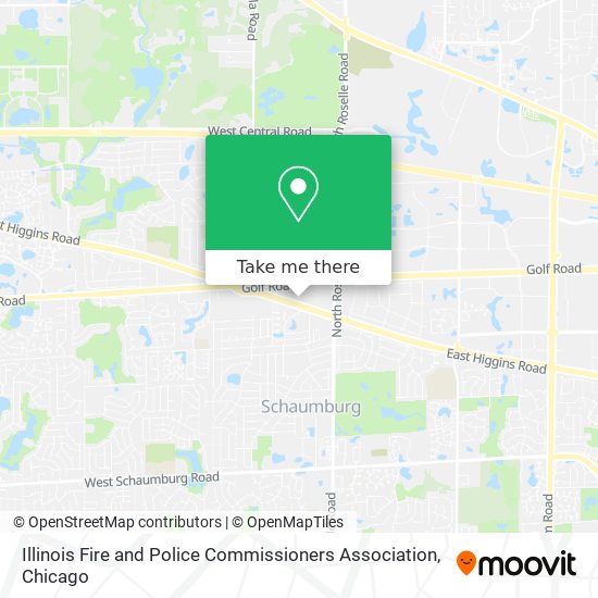 Mapa de Illinois Fire and Police Commissioners Association