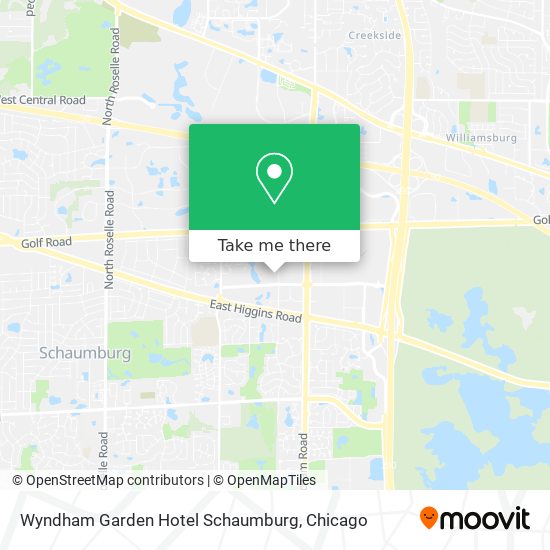 Mapa de Wyndham Garden Hotel Schaumburg