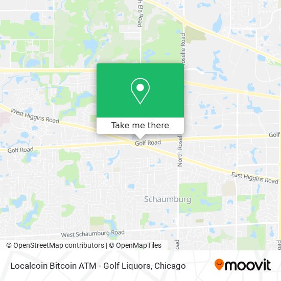 Localcoin Bitcoin ATM - Golf Liquors map