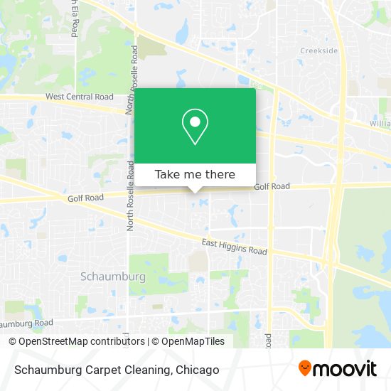 Schaumburg Carpet Cleaning map