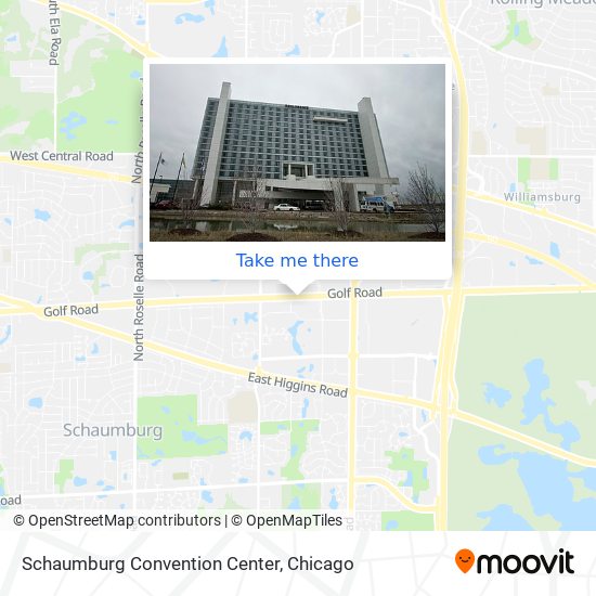 Schaumburg Convention Center map