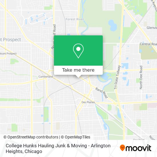 Mapa de College Hunks Hauling Junk & Moving - Arlington Heights