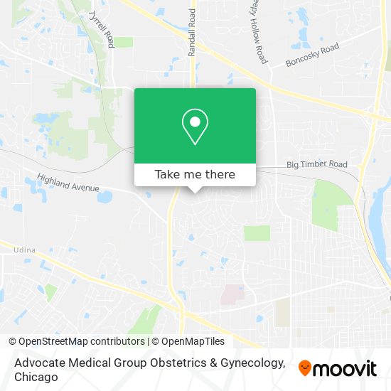 Mapa de Advocate Medical Group Obstetrics & Gynecology