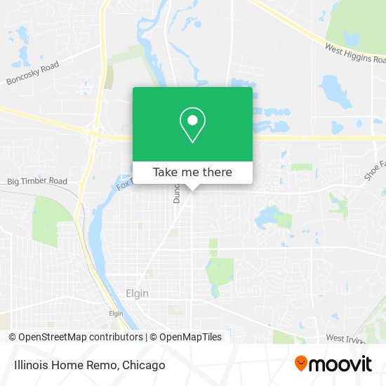 Mapa de Illinois Home Remo