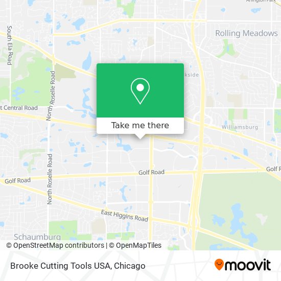 Brooke Cutting Tools USA map