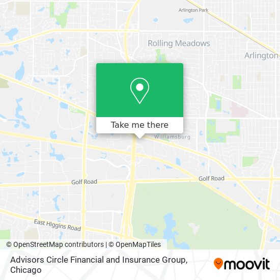 Mapa de Advisors Circle Financial and Insurance Group