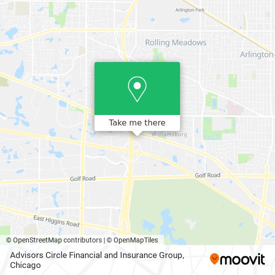 Advisors Circle Financial and Insurance Group map