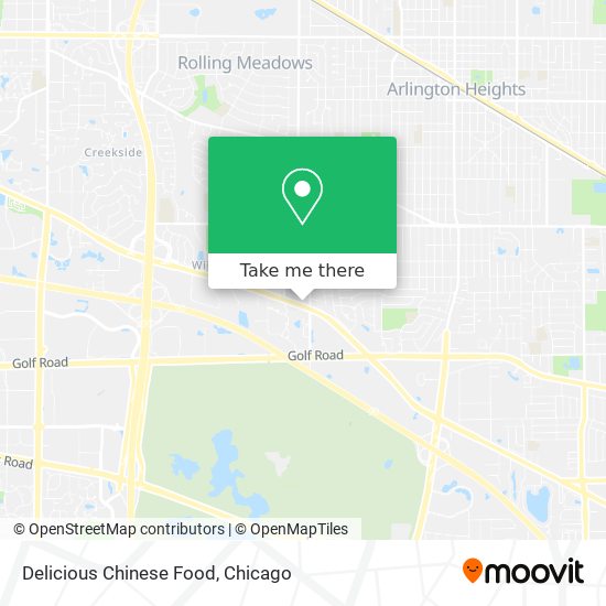 Delicious Chinese Food map