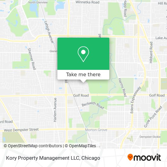 Kory Property Management LLC map