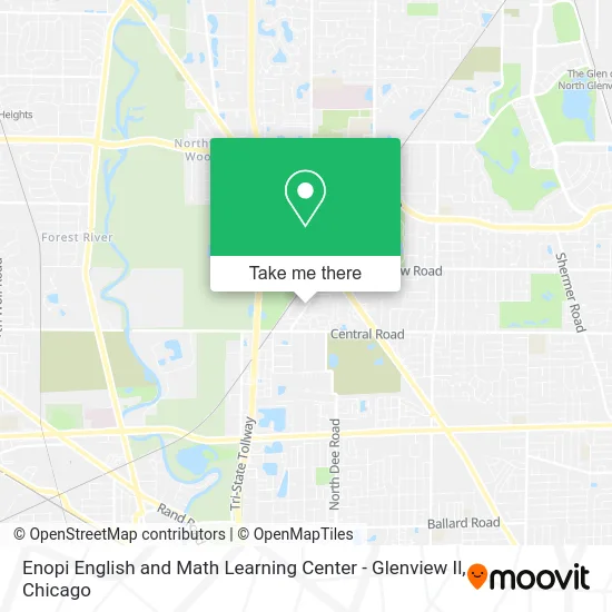 Enopi English and Math Learning Center - Glenview Il map