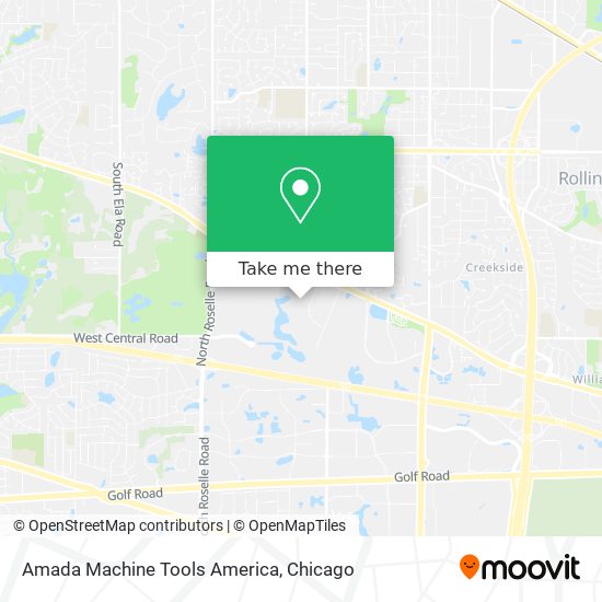 Amada Machine Tools America map