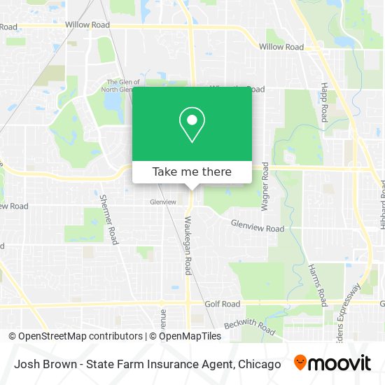 Mapa de Josh Brown - State Farm Insurance Agent