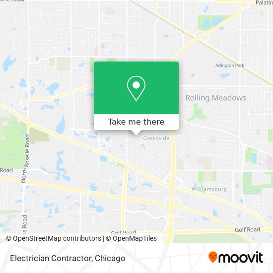 Electrician Contractor map