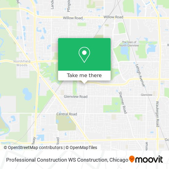 Professional Construction WS Construction map