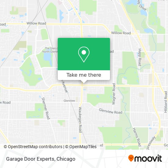 Garage Door Experts map