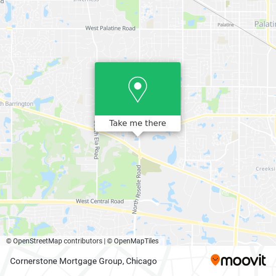 Cornerstone Mortgage Group map