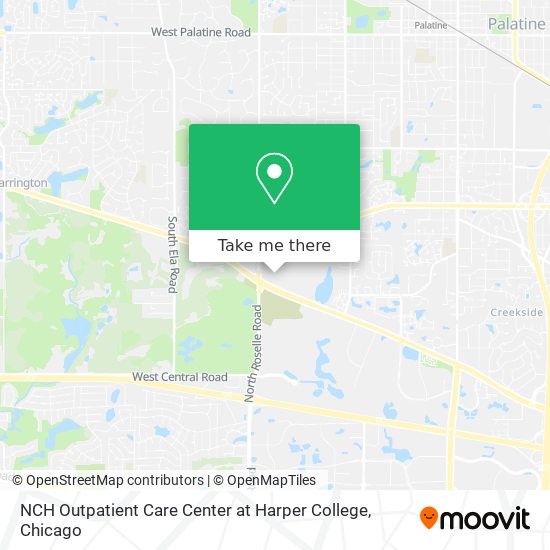 Mapa de NCH Outpatient Care Center at Harper College