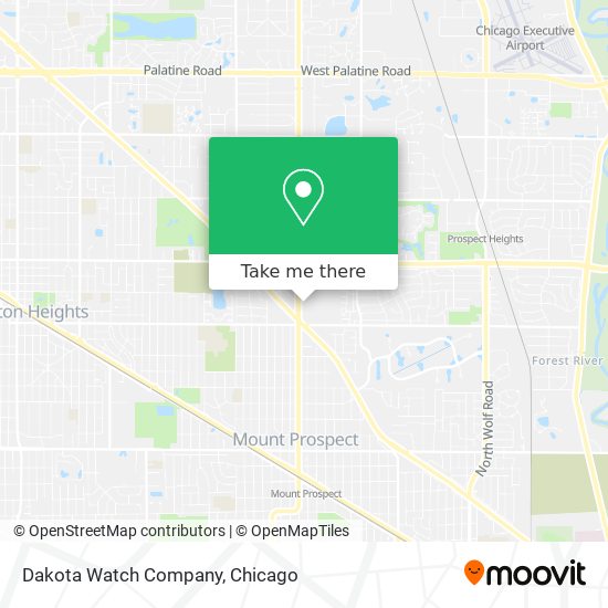 Mapa de Dakota Watch Company