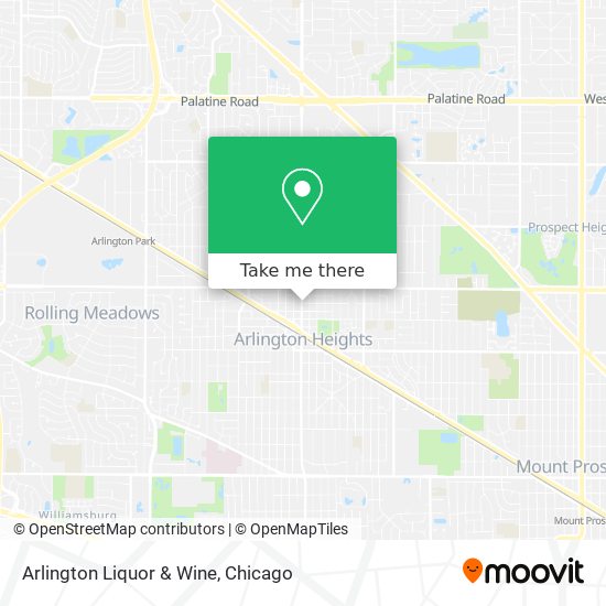 Mapa de Arlington Liquor & Wine