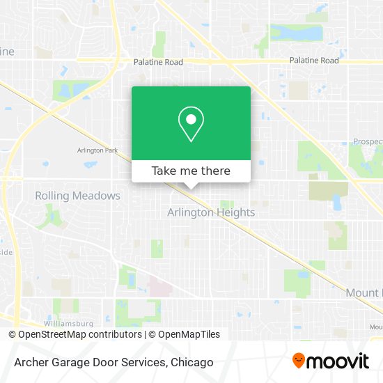 Mapa de Archer Garage Door Services