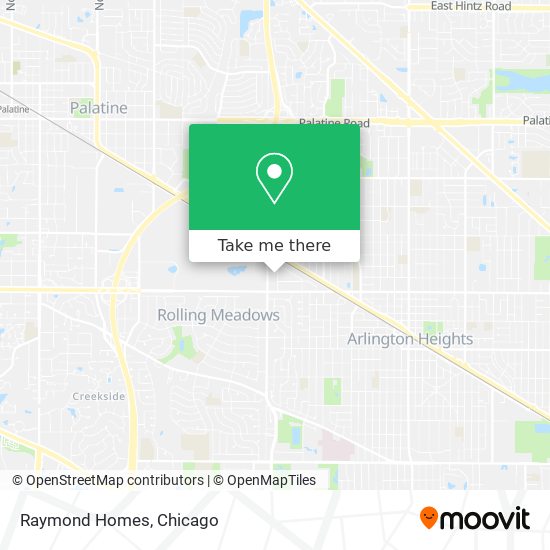 Raymond Homes map