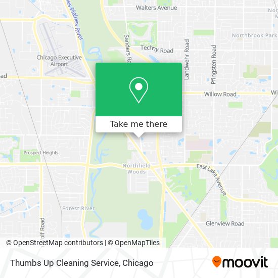 Thumbs Up Cleaning Service map