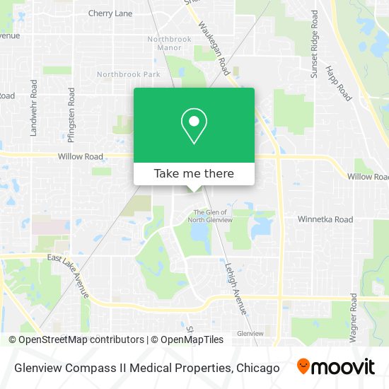 Mapa de Glenview Compass II Medical Properties