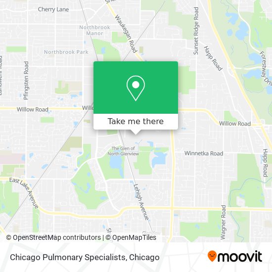 Chicago Pulmonary Specialists map