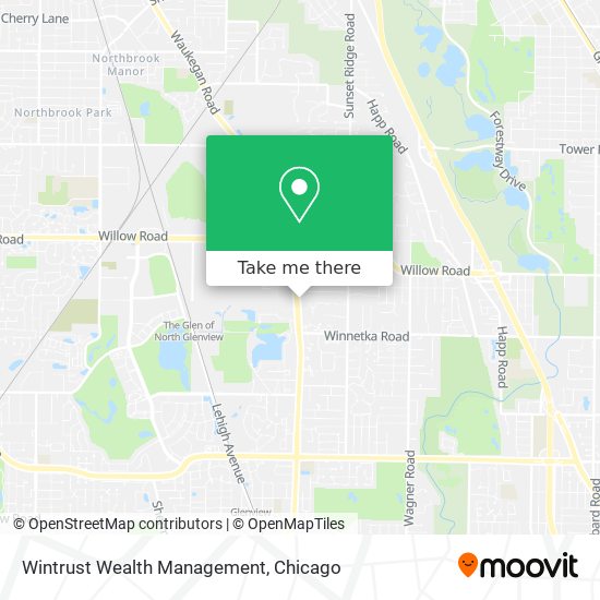 Wintrust Wealth Management map