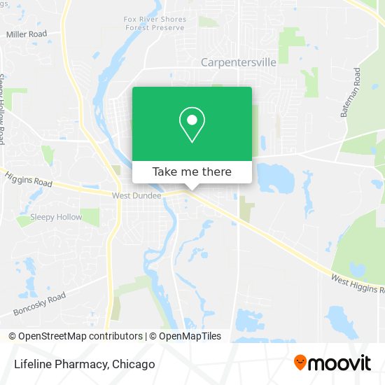 Lifeline Pharmacy map