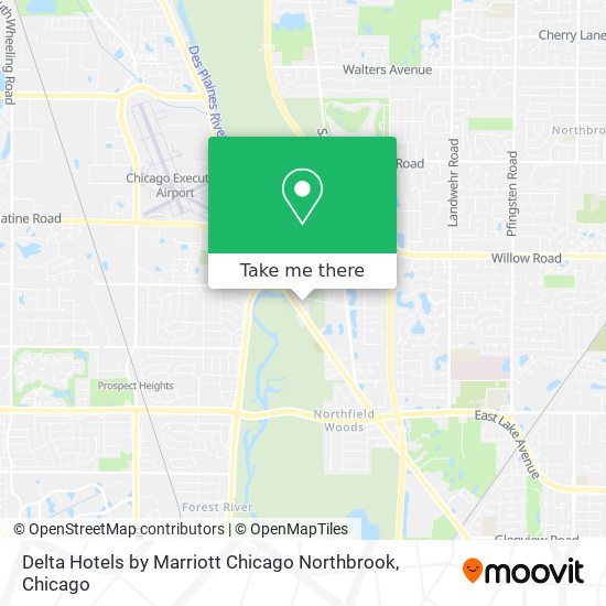 Delta Hotels by Marriott Chicago Northbrook map