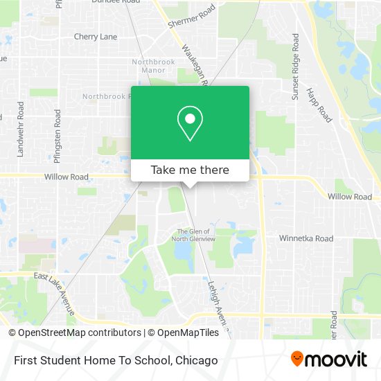 First Student Home To School map