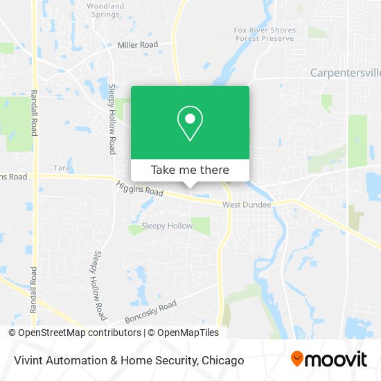 Vivint Automation & Home Security map